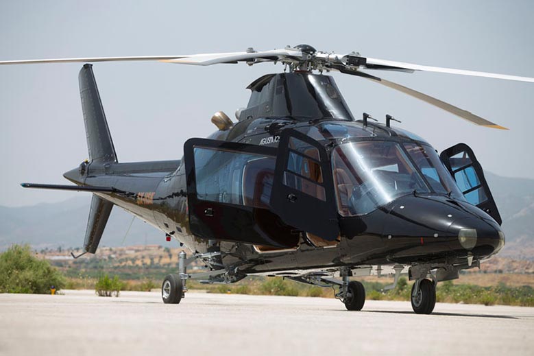 Charter the Agusta Helicopter in Greece